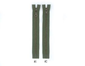 Молния YKK тип 5 (зеленая) 40-50 см
