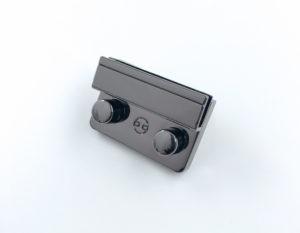 Замок для сумки (темный никель)