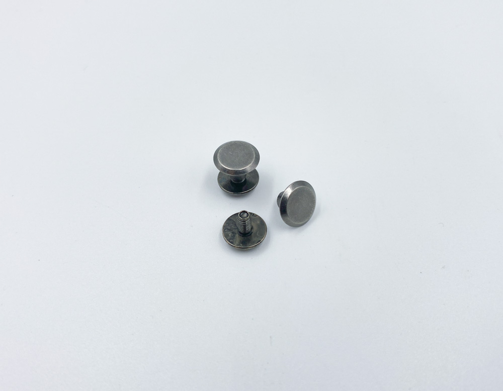 Ременные винты 5 мм (темное серебро)