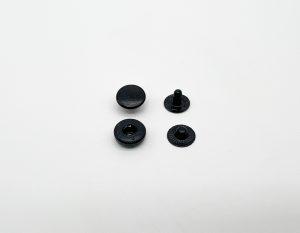 Кнопки “Альфа” Strong 10 мм (черный)
