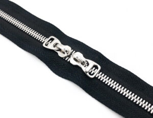 Молния рулонная метал. Т5 (черная) в отрезах