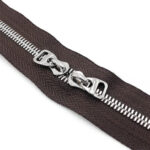 Молния рулонная метал. Т5 (коричневая) в отрезах-1