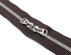 Молния рулонная метал. Т5 (коричневая) в отрезах