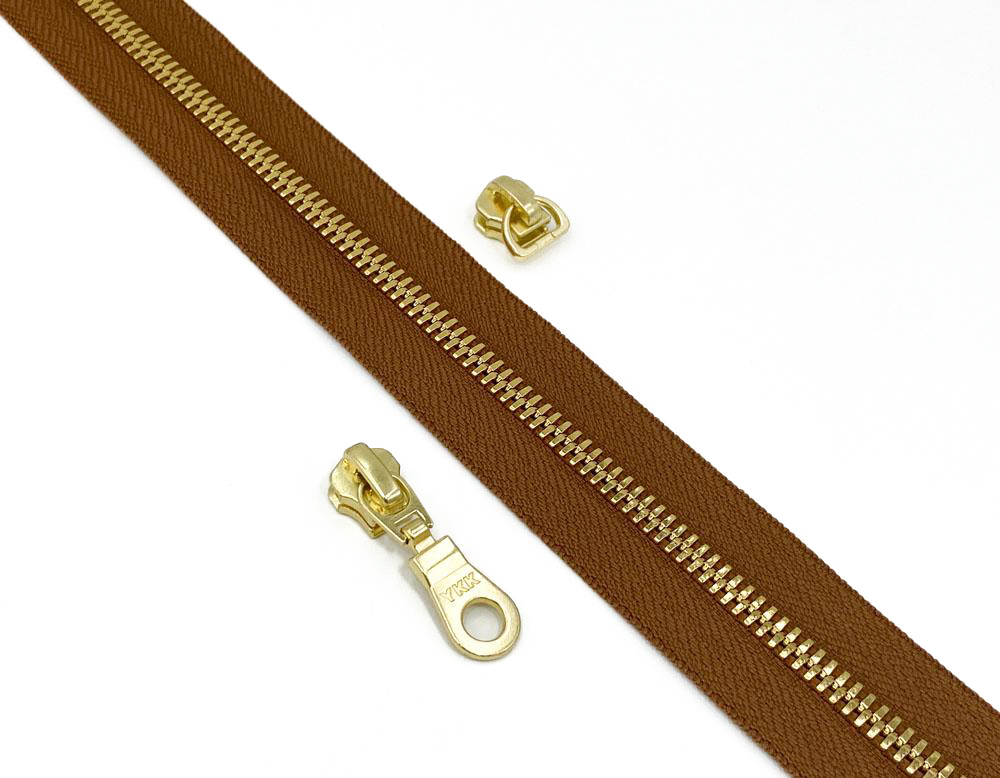 Молния рулонная YKK Excella T5 (светло-коричневая)