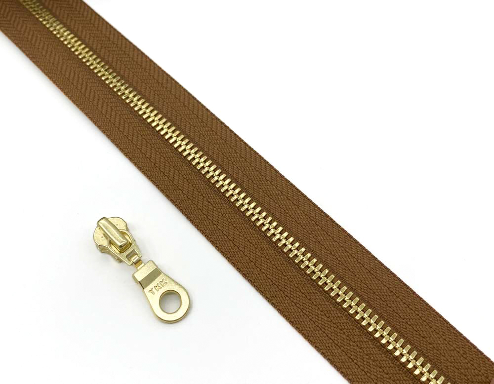 Молния рулонная YKK Excella T3 (светло-коричневая)