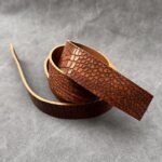 Ременные заготовки арт. Croco Zenzero-2