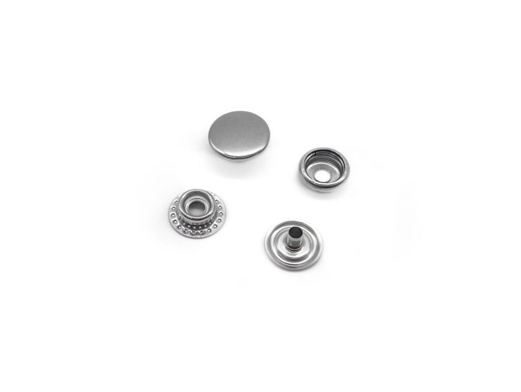 Кнопки кольцевые New Star 12,5 мм (нержавеющая сталь)