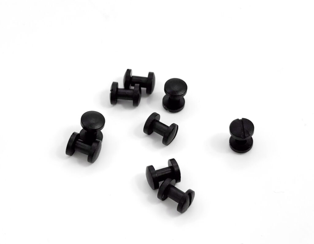 Ременные винты 6 мм (черные матовые)
